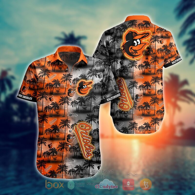 MLB Baltimore Orioles Coconut Hawaiian shirt Short