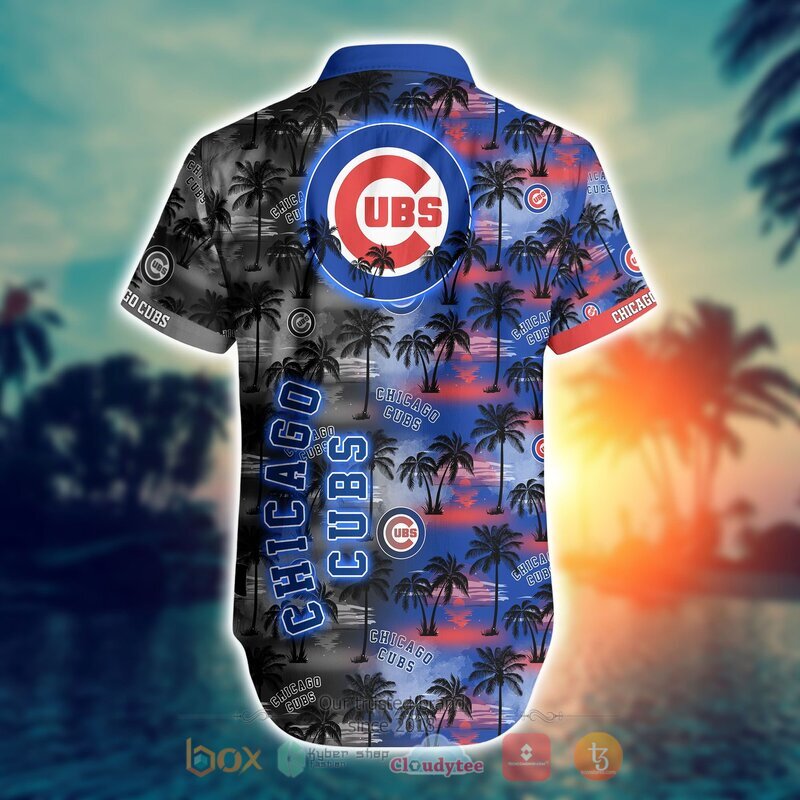 MLB Chicago Cubs Coconut Hawaiian shirt Short 1 2