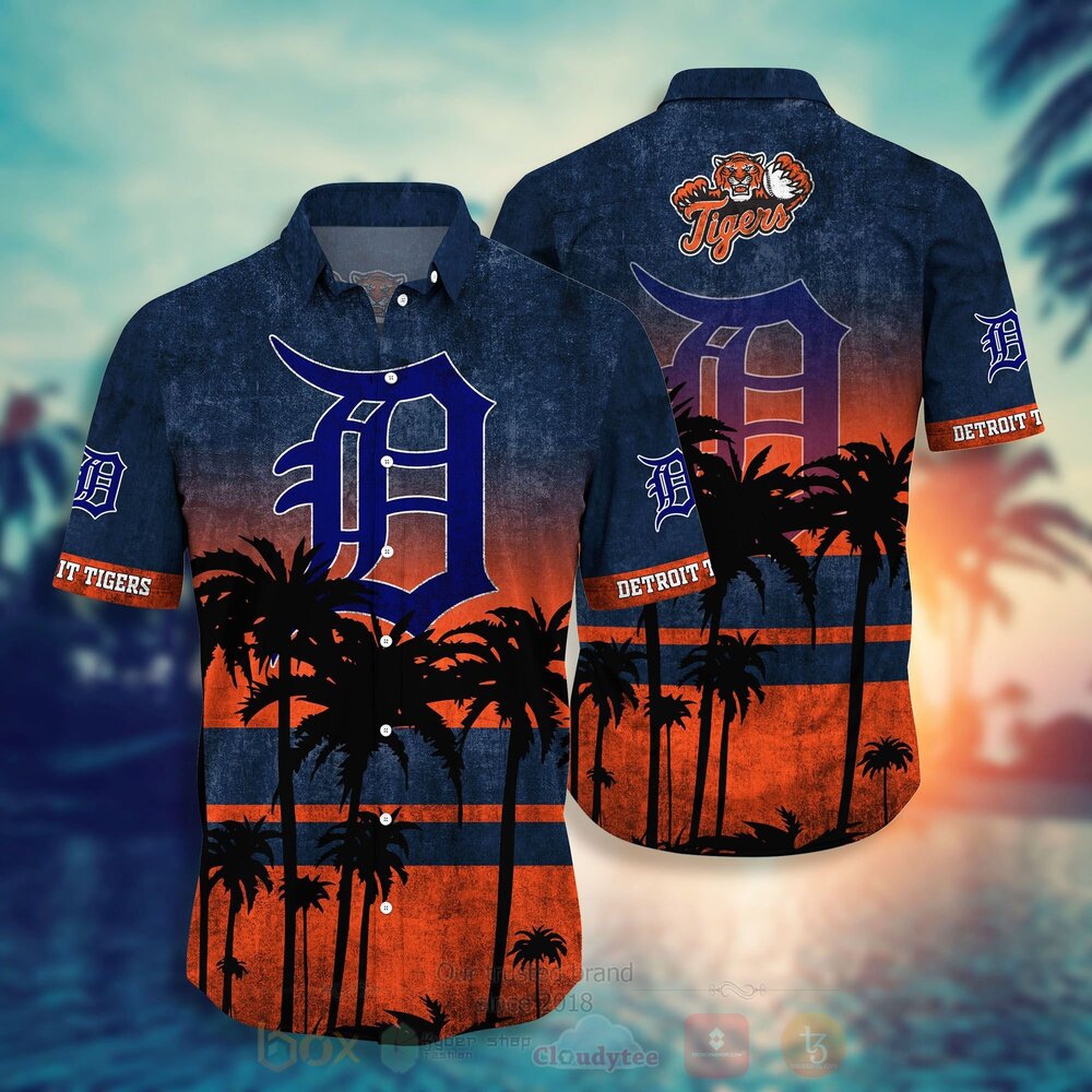 MLB Detroit Tigers Hawaiian Shirt Short