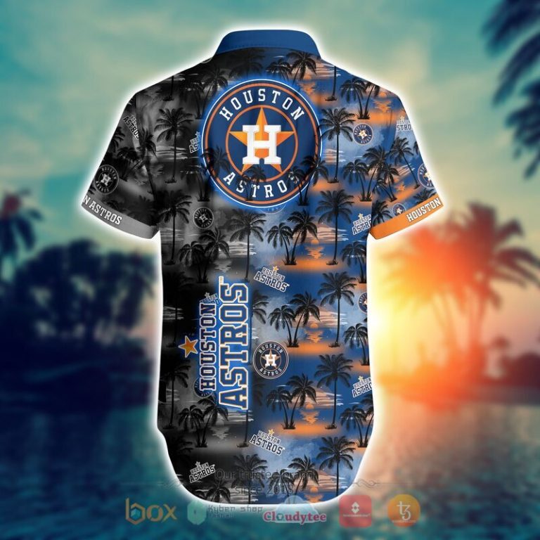 MLB Houston Astros Coconut Hawaiian shirt Short 1 2