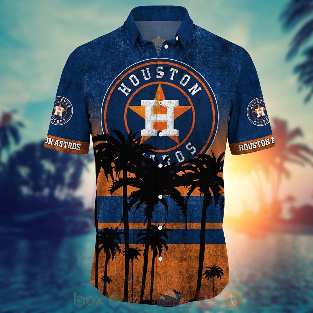 MLB Houston Astros Hawaiian Shirt Short 1 2