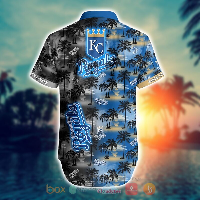 MLB Kansas City Royals Coconut Hawaiian shirt Short 1 2