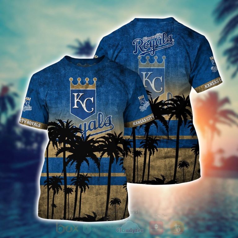 MLB Kansas City Royals Hawaiian Shirt Short 1