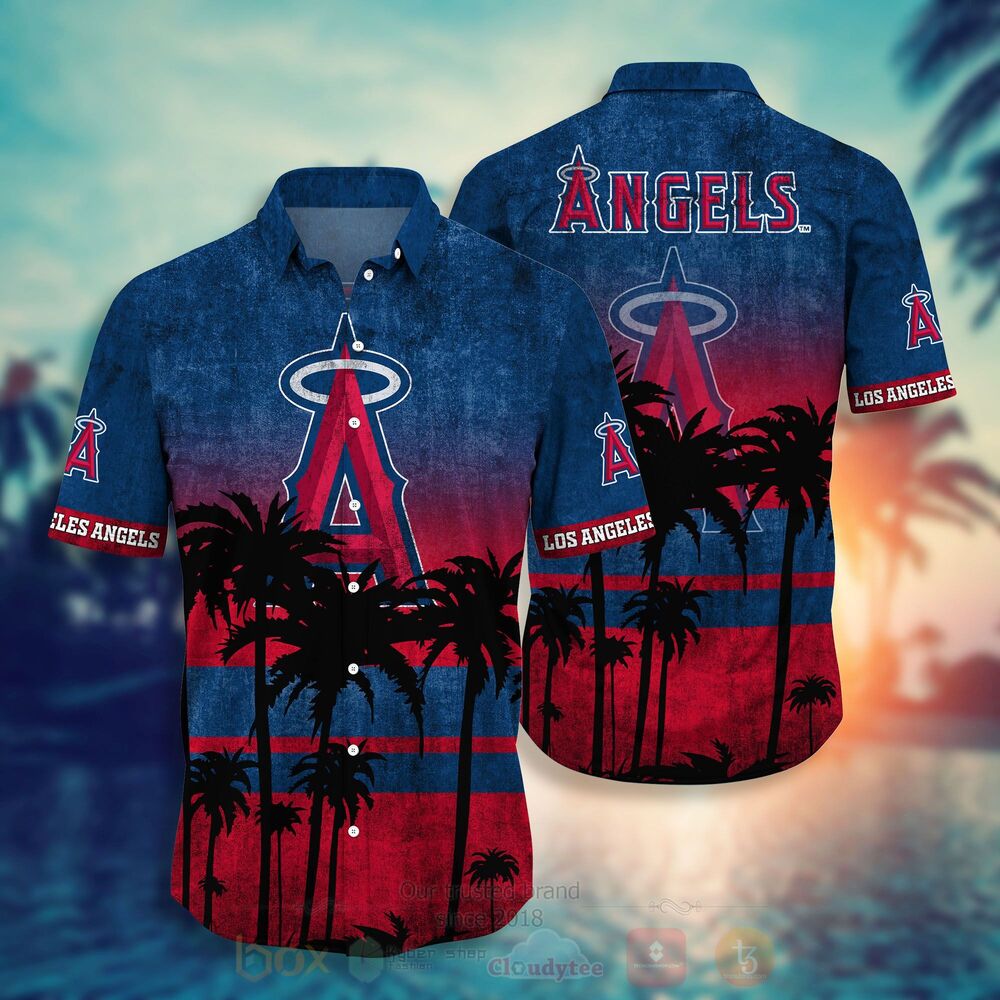 MLB Los Angeles Angels of Anaheim Hawaiian Shirt Short