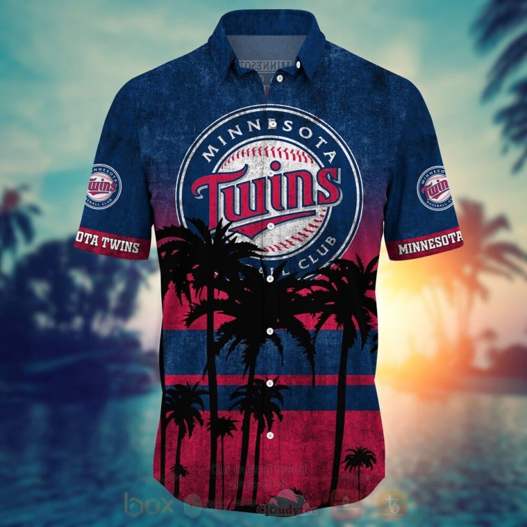 MLB Minnesota Twins Hawaiian Shirt Short 1 2