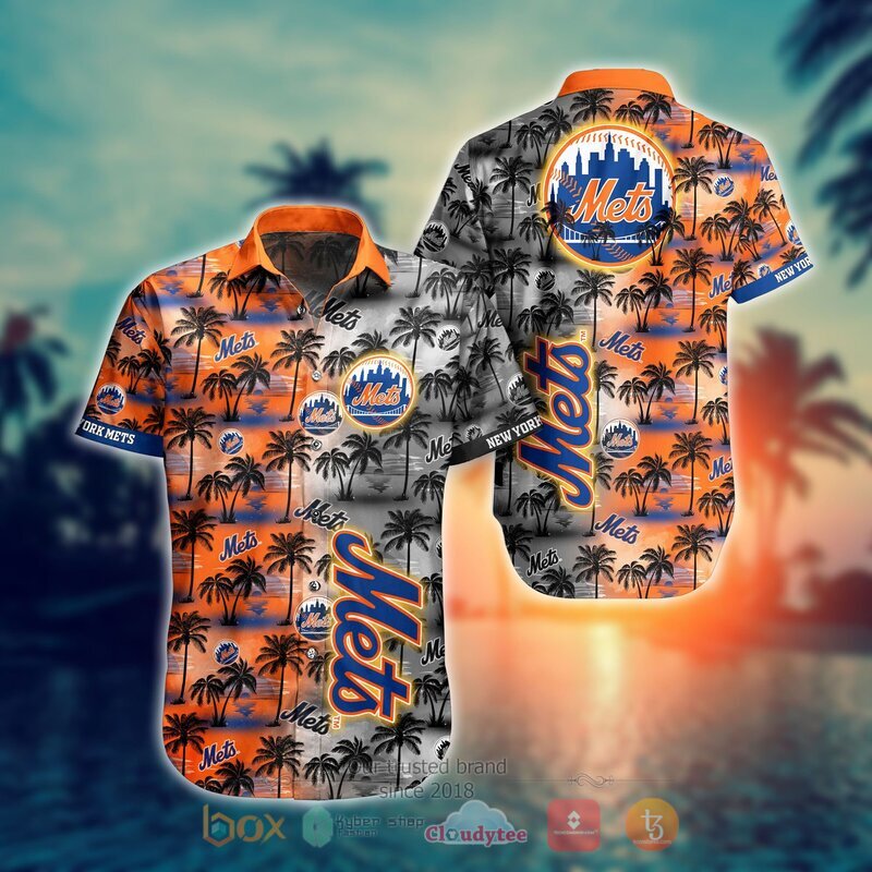 MLB New York Mets Coconut Hawaiian shirt Short
