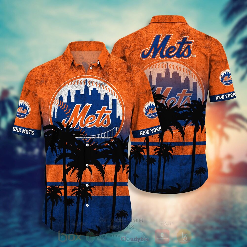 MLB New York Mets Hawaiian Shirt Short