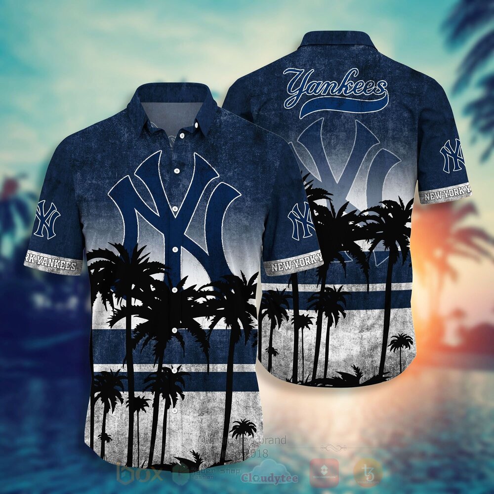 MLB New York Yankees Hawaiian Shirt Short