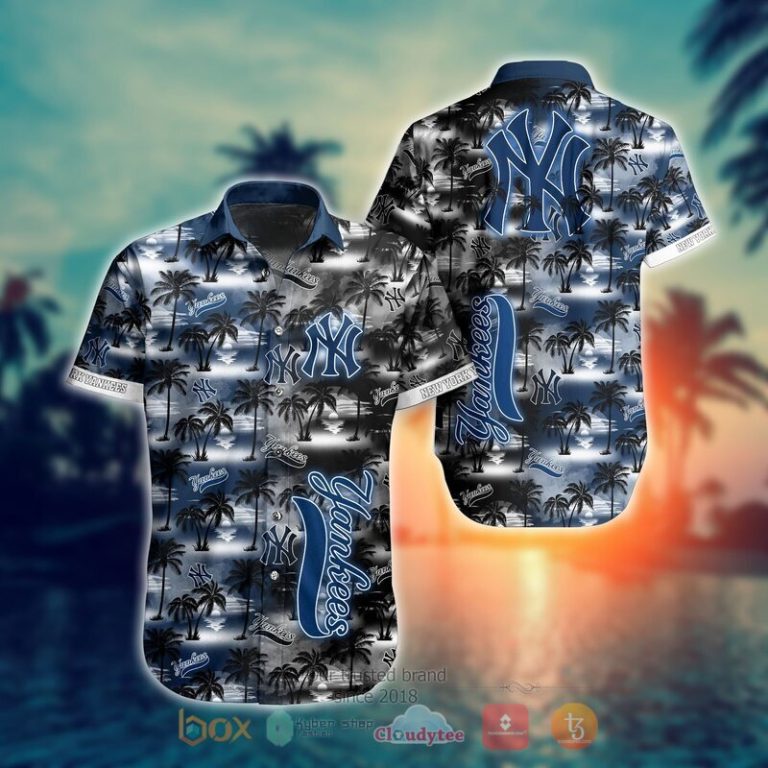 MLB Newyork Yankees Coconut Hawaiian shirt Short