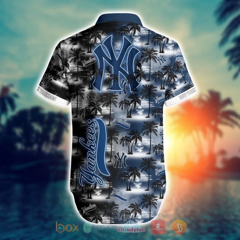 MLB Newyork Yankees Coconut Hawaiian shirt Short 1 2