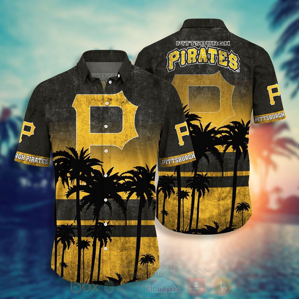 MLB Pittsburgh Pirates Hawaiian Shirt Short