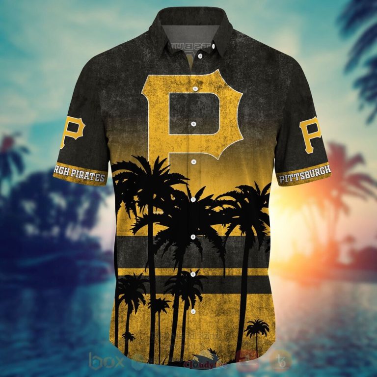 MLB Pittsburgh Pirates Hawaiian Shirt Short 1 2