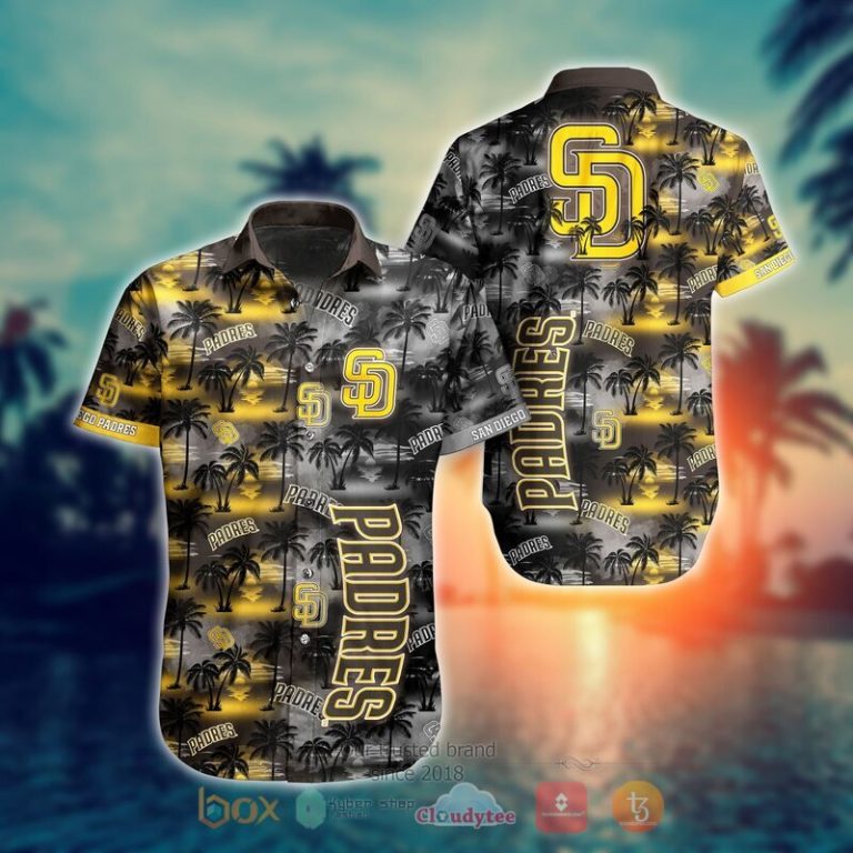 MLB San Diego Padres Coconut Hawaiian shirt Short