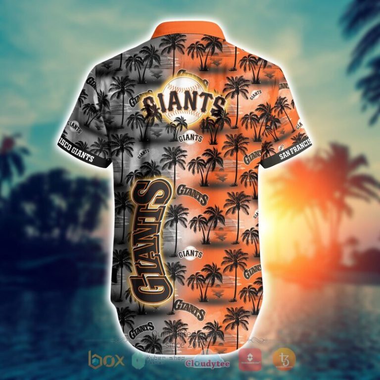 MLB San Francisco Giants Coconut Hawaiian shirt Short 1 2