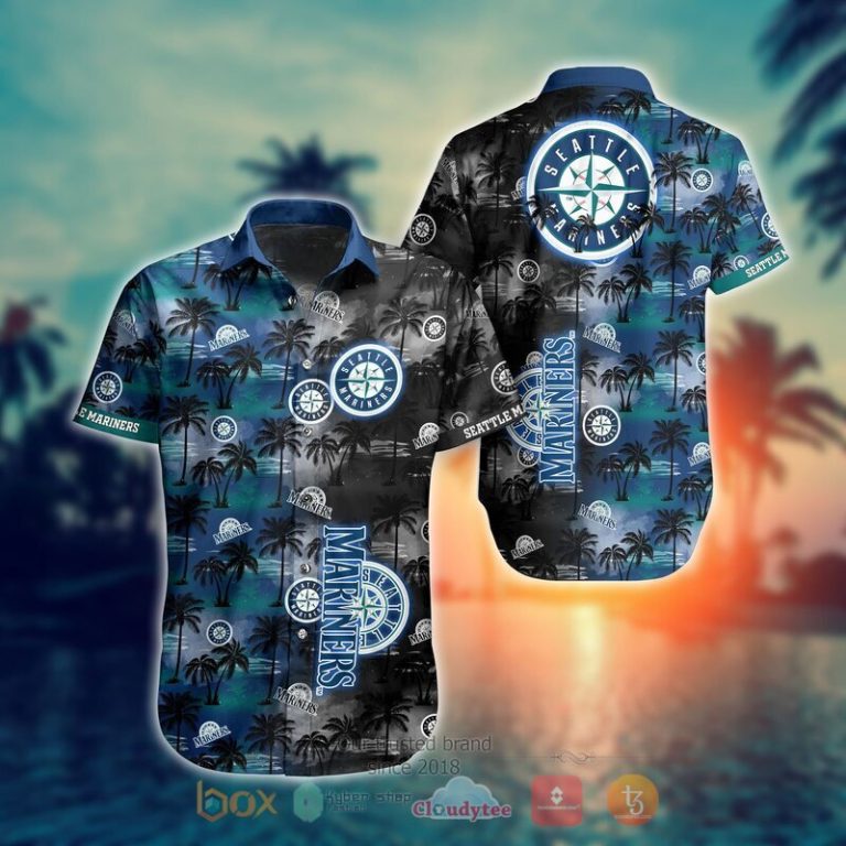 MLB Seattle Mariners Coconut Hawaiian shirt Short