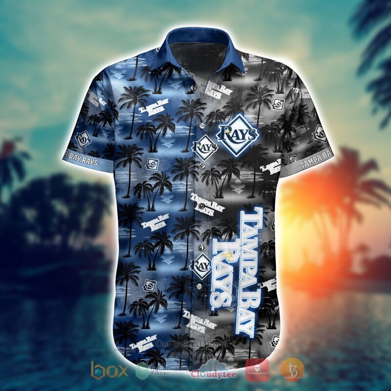 MLB Tampa Bay Rays Coconut Hawaiian shirt Short 1