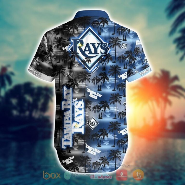 MLB Tampa Bay Rays Coconut Hawaiian shirt Short 1 2