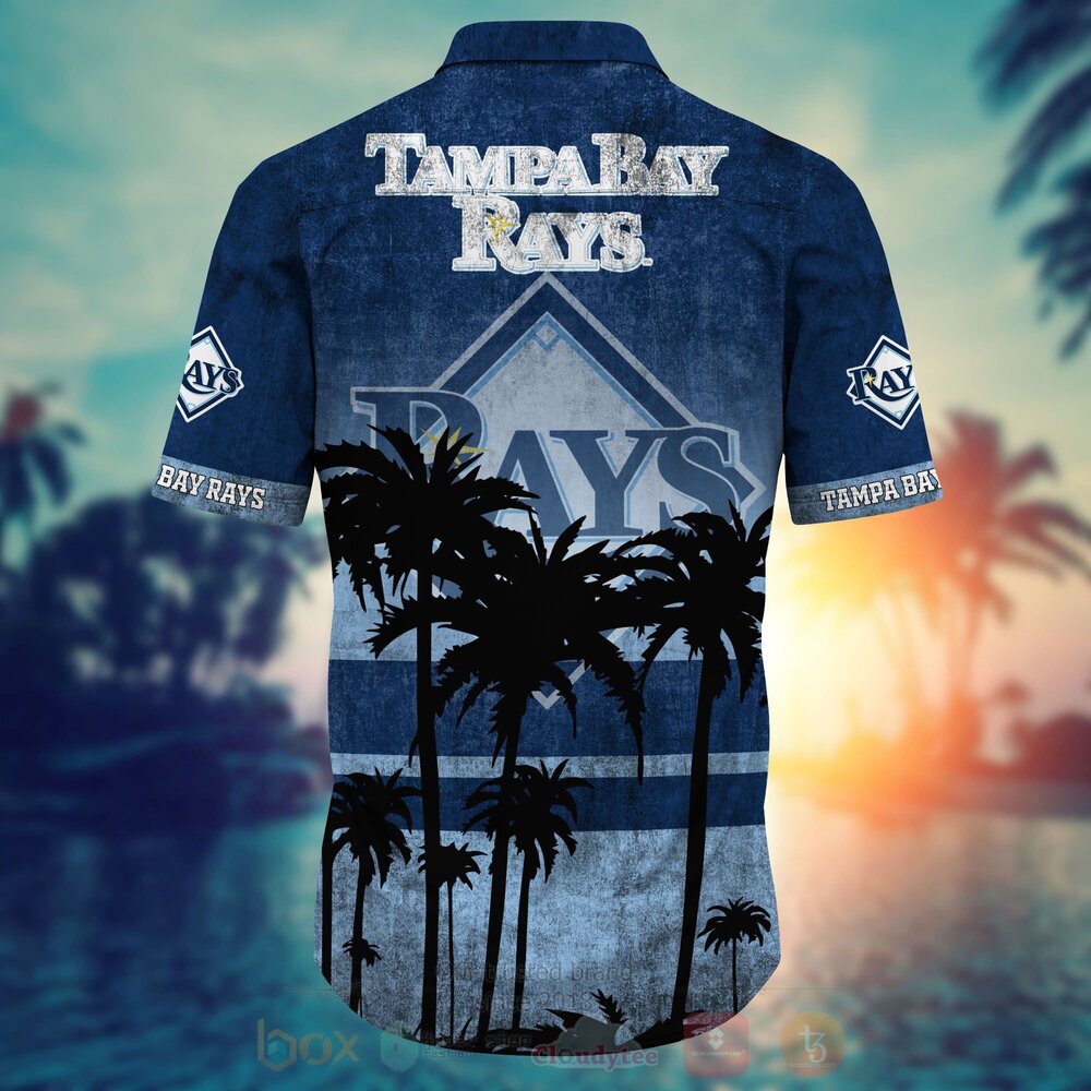 MLB Tampa Bay Rays Hawaiian Shirt Short 1 2 3