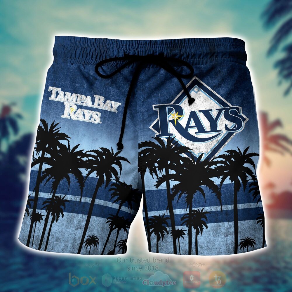MLB Tampa Bay Rays Hawaiian Shirt Short 1 2 3 4