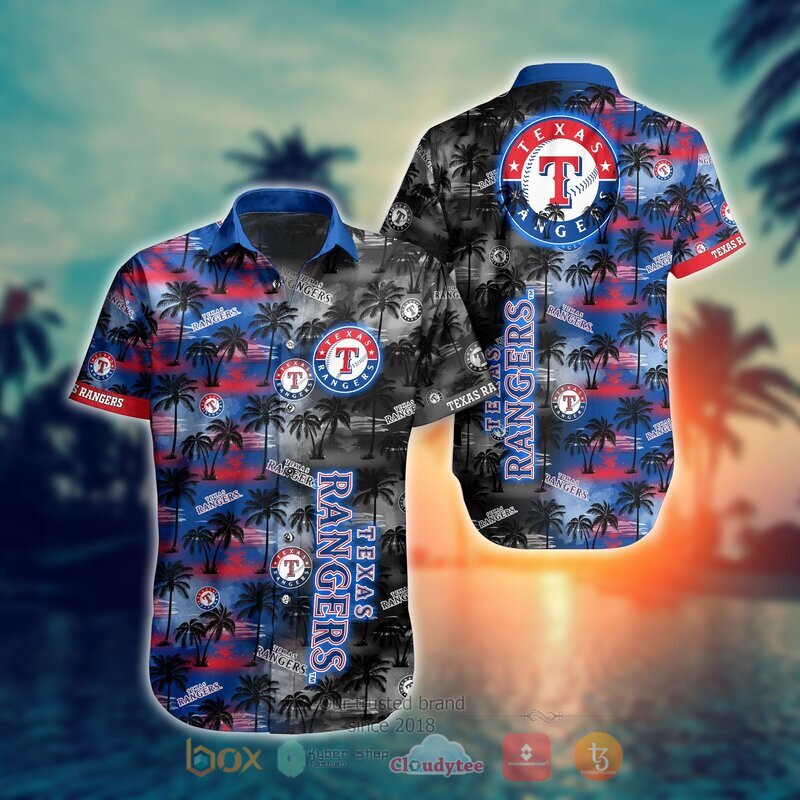 MLB Texas Rangers Coconut Hawaiian shirt Short