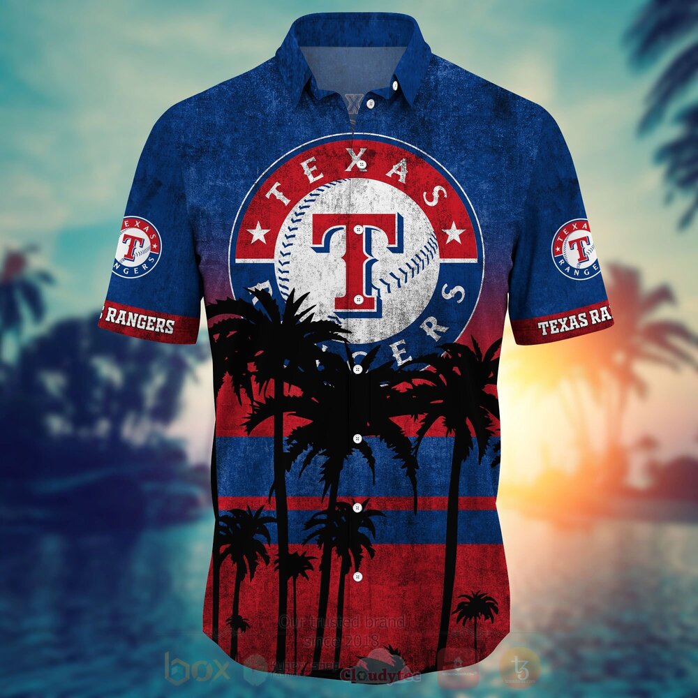 MLB Texas Rangers Hawaiian Shirt Short 1 2
