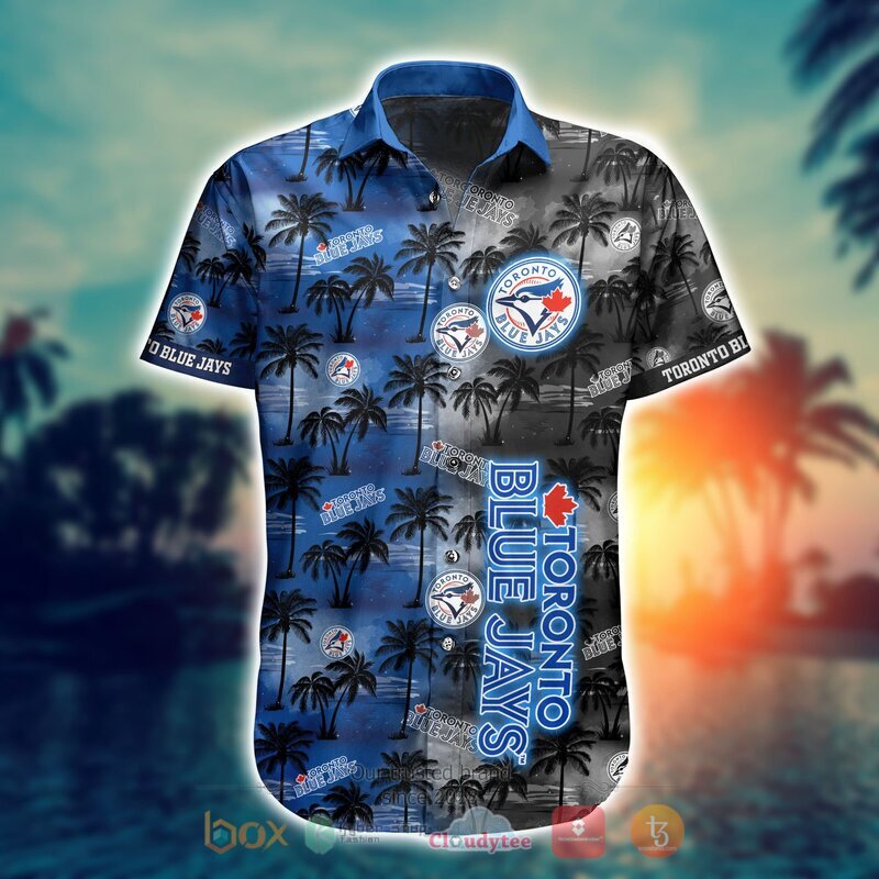 MLB Toronto Blue Jays Coconut Hawaiian shirt Short 1
