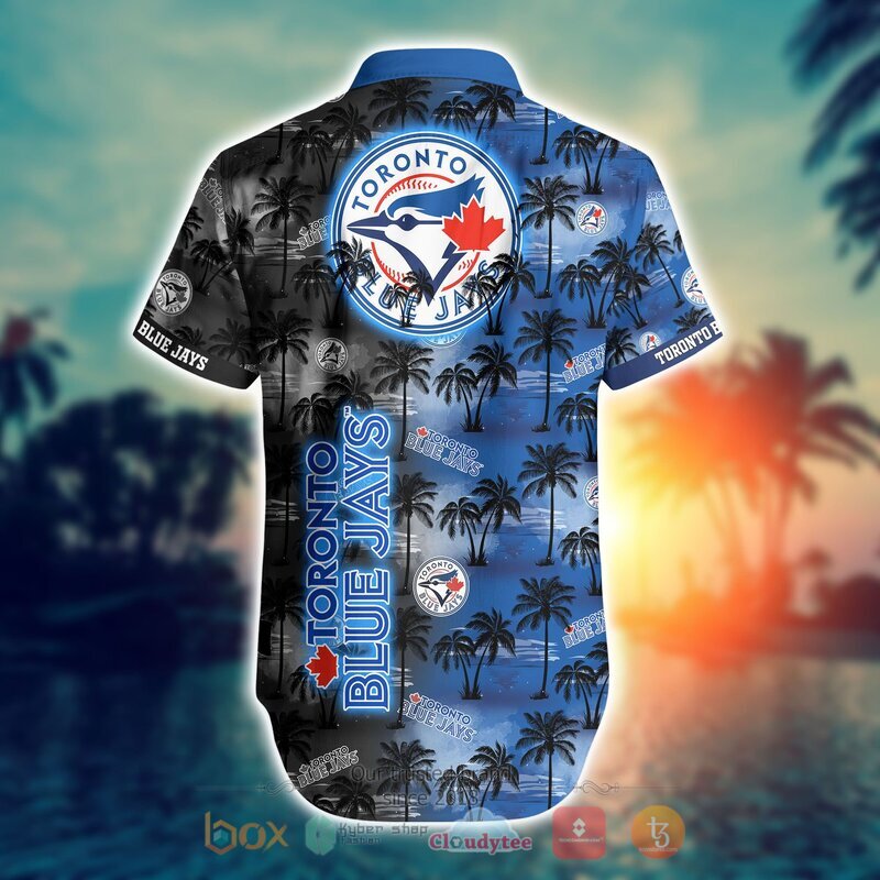 MLB Toronto Blue Jays Coconut Hawaiian shirt Short 1 2