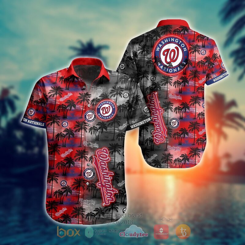 MLB Washington Nationals Coconut Hawaiian shirt Short
