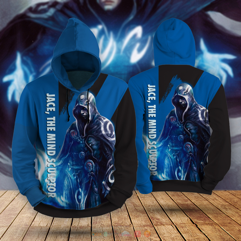 Magic The Gathering Jace the Mind Sculptor 3d hoodie