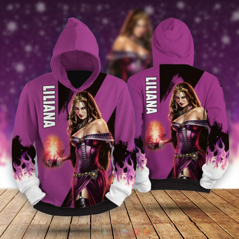 Magic The Gathering Liliana Of The Veil 3d hoodie