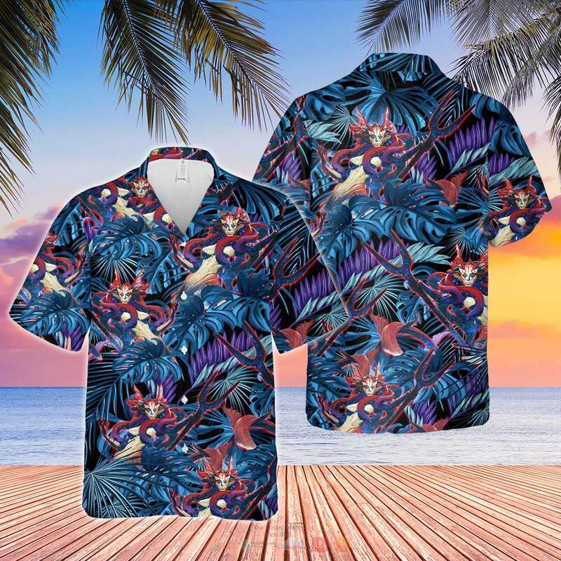 Magic The Gathering Thassa God Of The Sea Hawaiian shirt