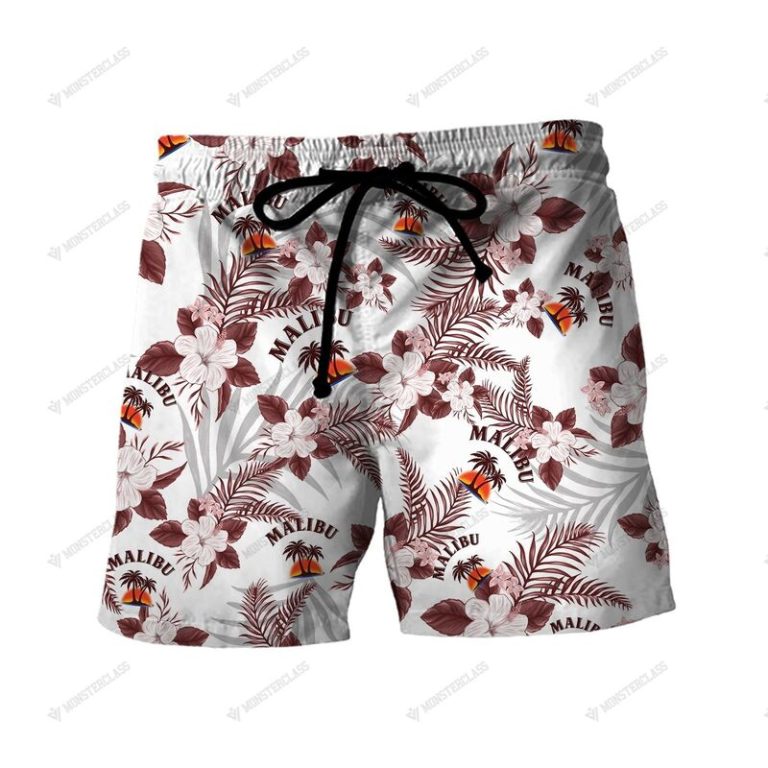 Malibu Hawaiian Shirt Short 1