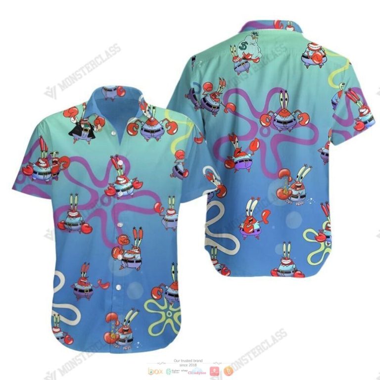 Mr. Krabs Hawaiian Shirt Shorts