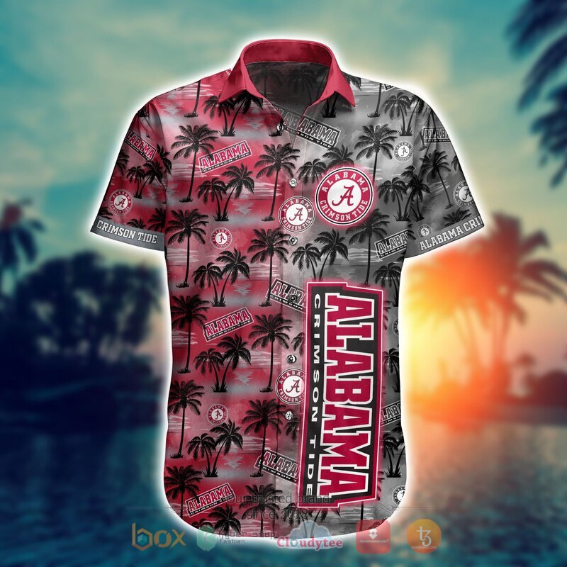 NCAA Alabama Crimson Tide Coconut Hawaiian shirt Short 1