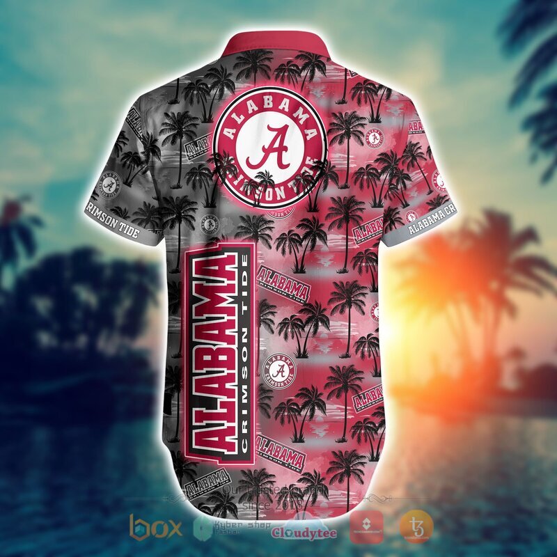 NCAA Alabama Crimson Tide Coconut Hawaiian shirt Short 1 2