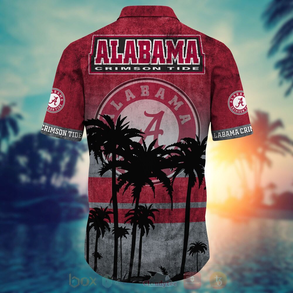 NCAA Alabama Crimson Tide Hawaiian Shirt Short 1 2 3