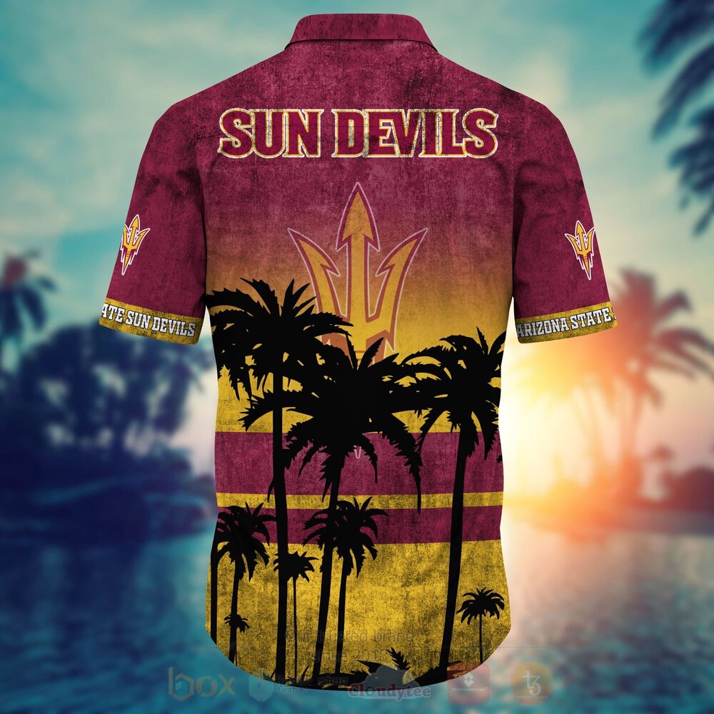 NCAA Arizona State Sun Devils football Hawaiian Shirt Short 1 2 3