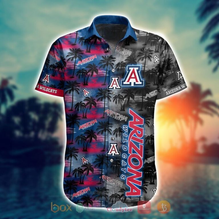 NCAA Arizona Wildcats Coconut Hawaiian shirt Short 1