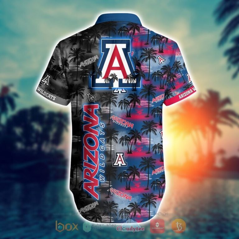 NCAA Arizona Wildcats Coconut Hawaiian shirt Short 1 2