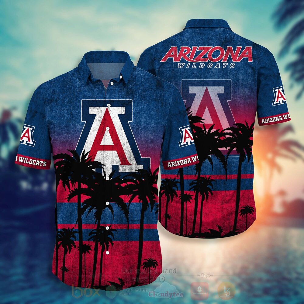 NCAA Arizona Wildcats Hawaiian Shirt Short