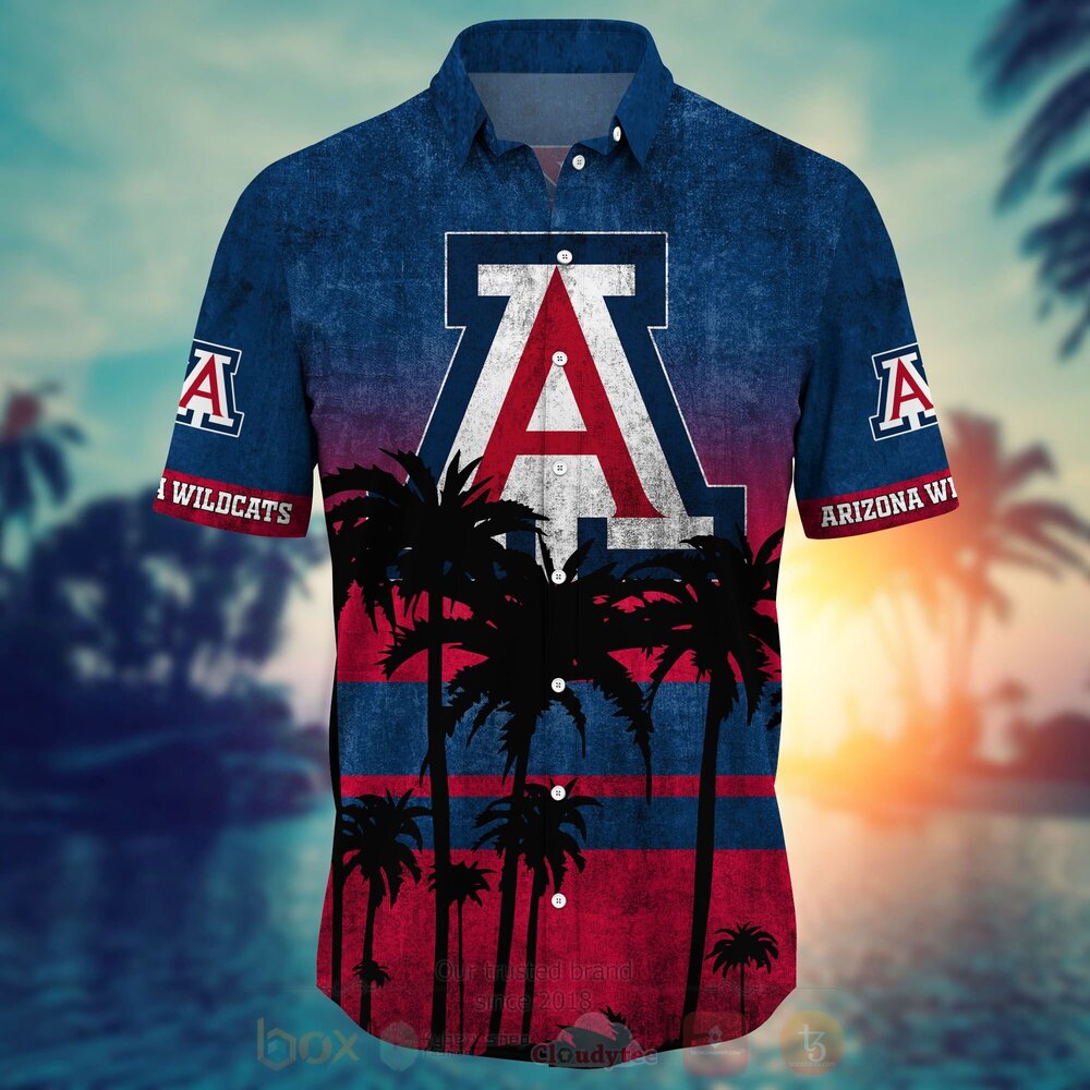 NCAA Arizona Wildcats Hawaiian Shirt Short 1 2