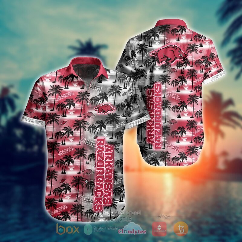 NCAA Arkansas Razorbacks Coconut Hawaiian shirt Short