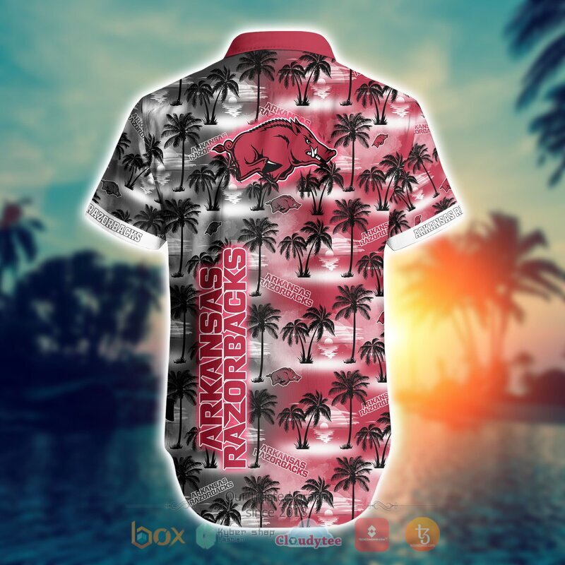 NCAA Arkansas Razorbacks Coconut Hawaiian shirt Short 1 2