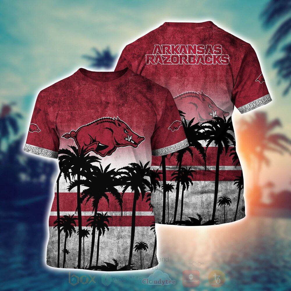 NCAA Arkansas Razorbacks Hawaiian Shirt Short 1