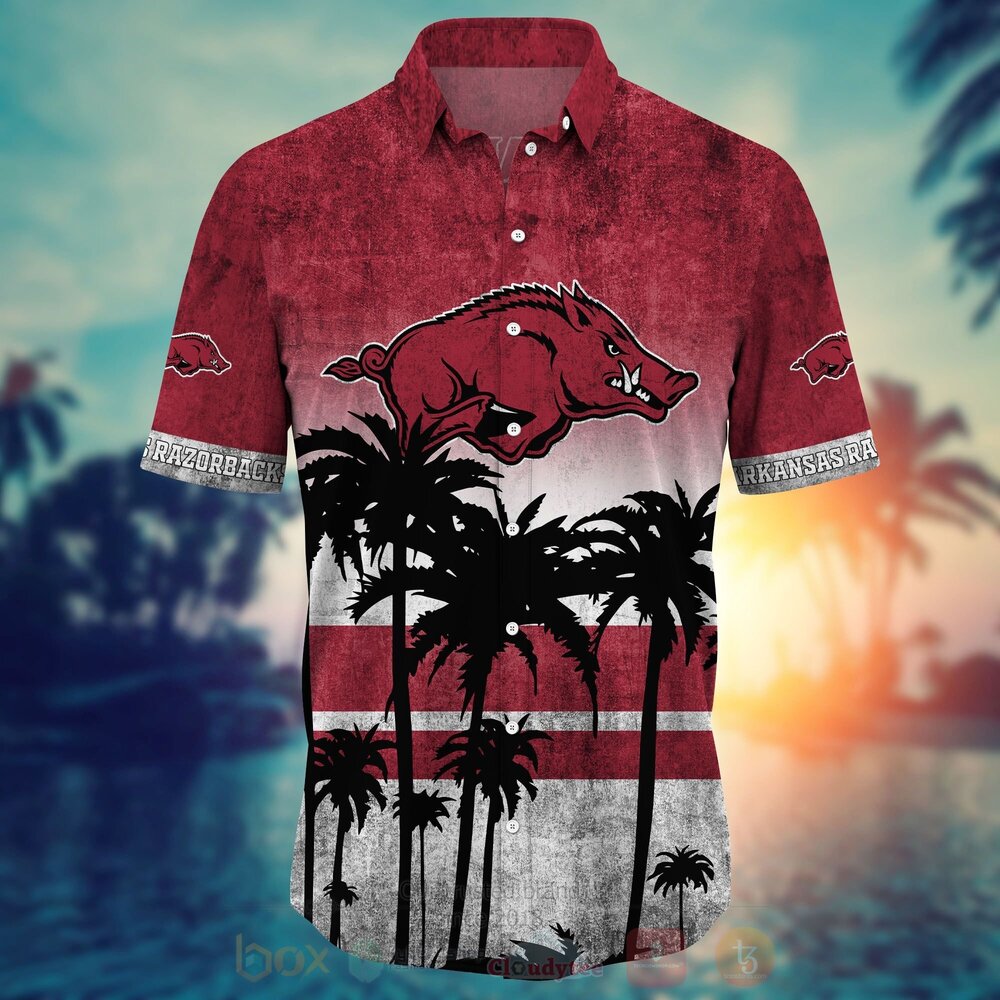 NCAA Arkansas Razorbacks Hawaiian Shirt Short 1 2