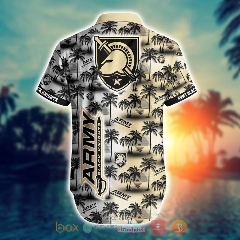 NCAA Army Black Knights Coconut Hawaiian shirt Short 1 2