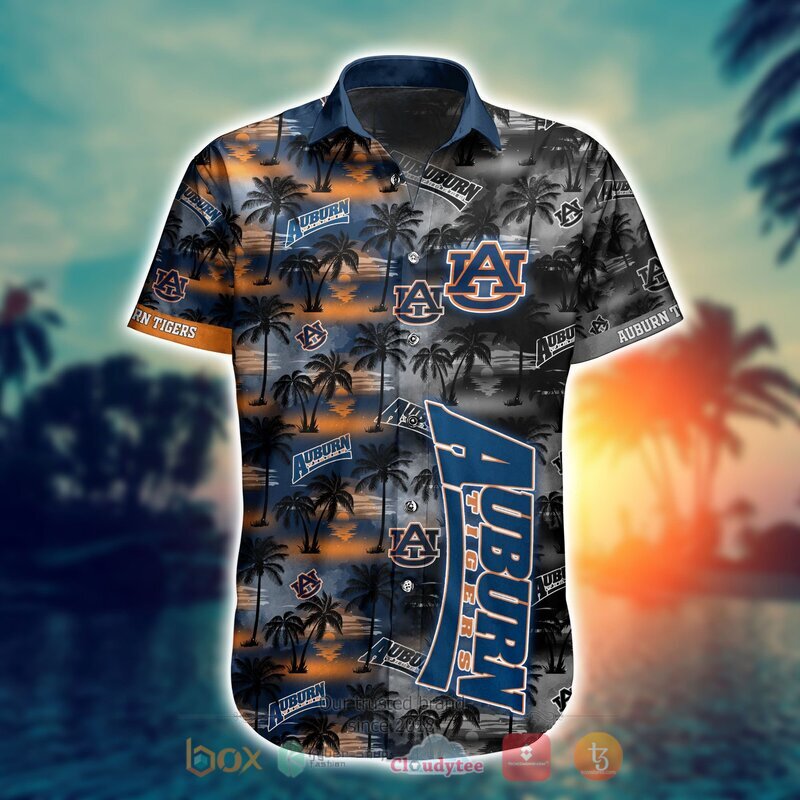NCAA Auburn Tigers Coconut Hawaiian shirt Short 1