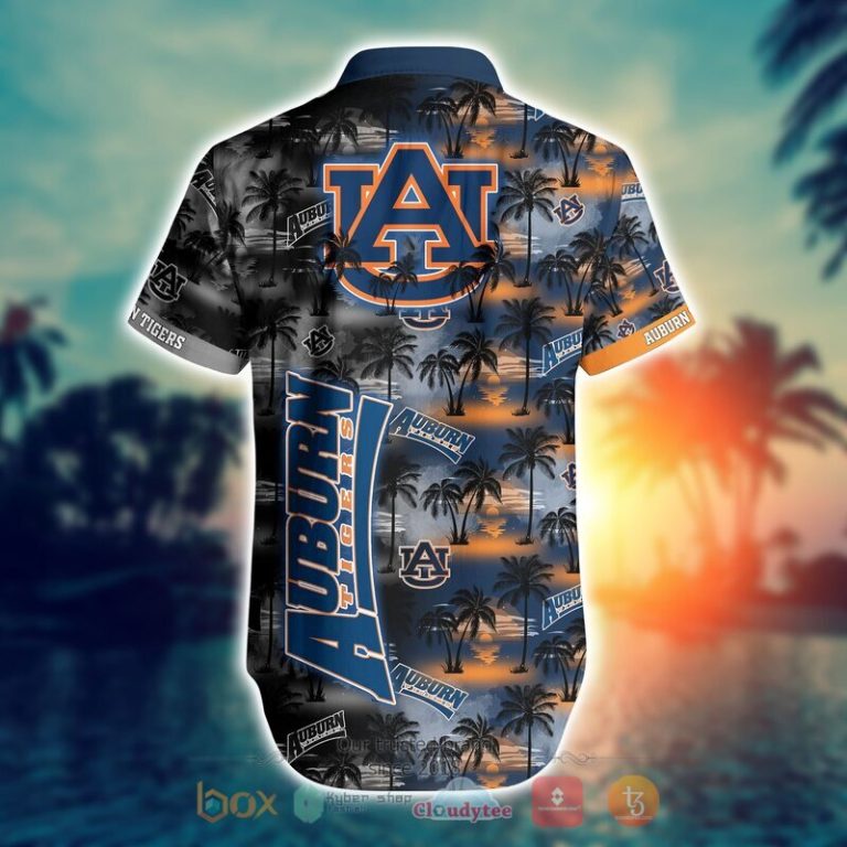 NCAA Auburn Tigers Coconut Hawaiian shirt Short 1 2