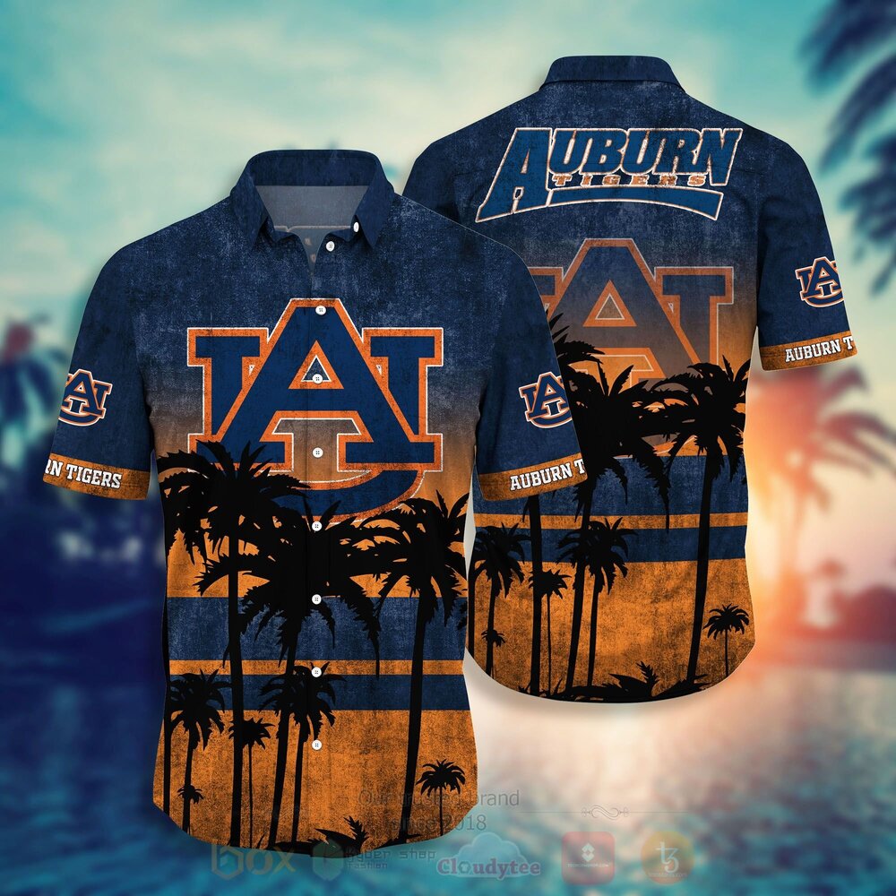 NCAA Auburn Tigers football Hawaiian Shirt Short