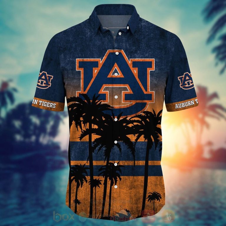 NCAA Auburn Tigers football Hawaiian Shirt Short 1 2